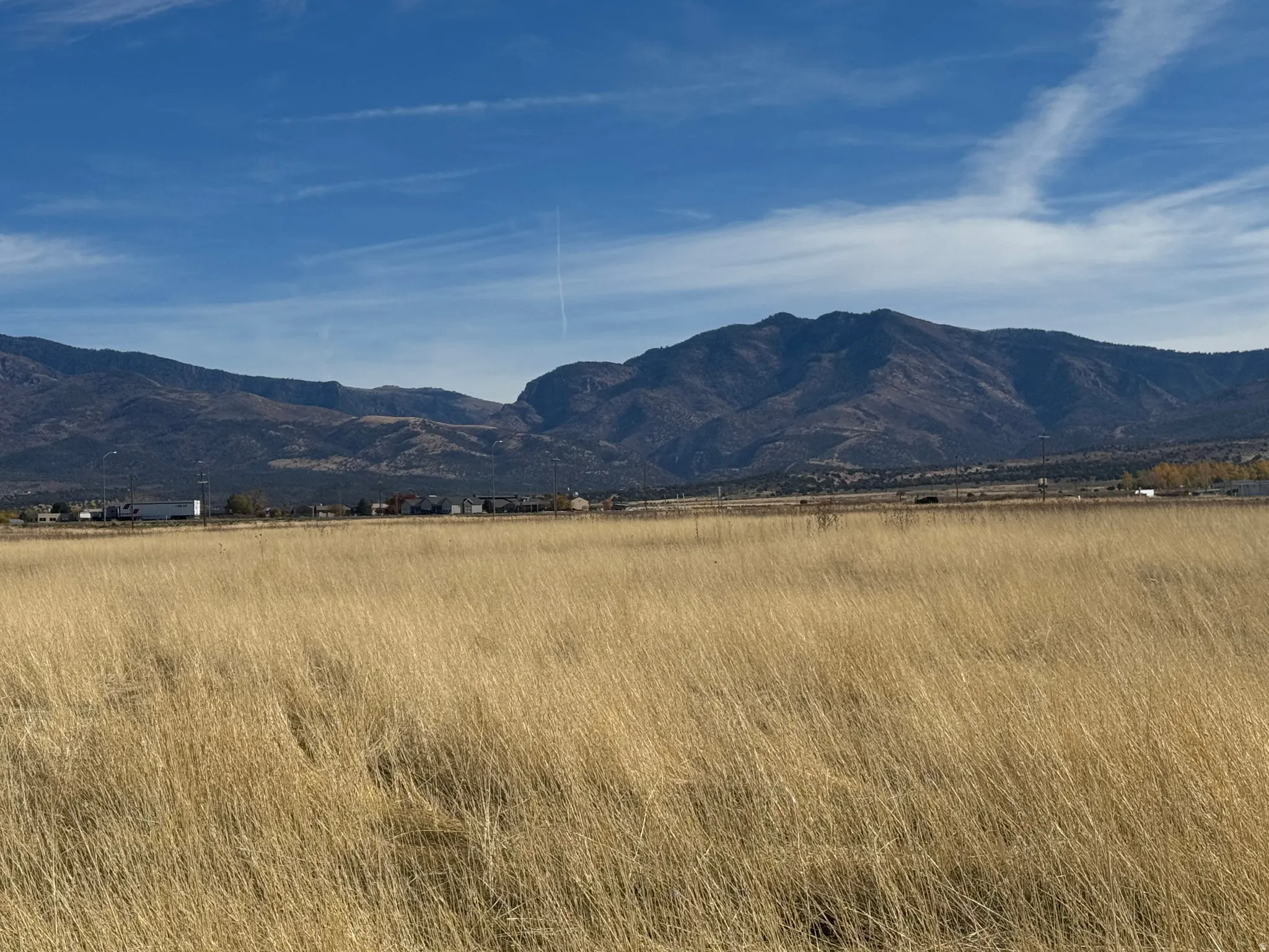 Mountain view featuring rural landscape