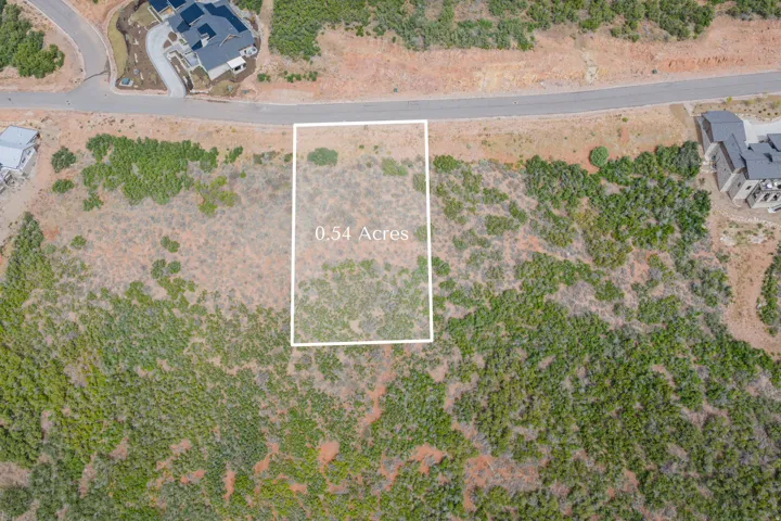 Aerial view of property's location featuring property boundaries highlighted