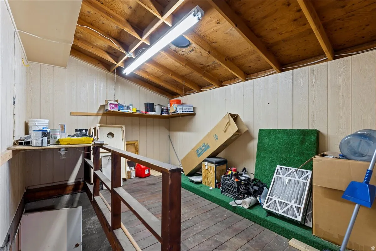 View of storage room