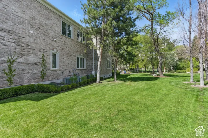 View of green lawn