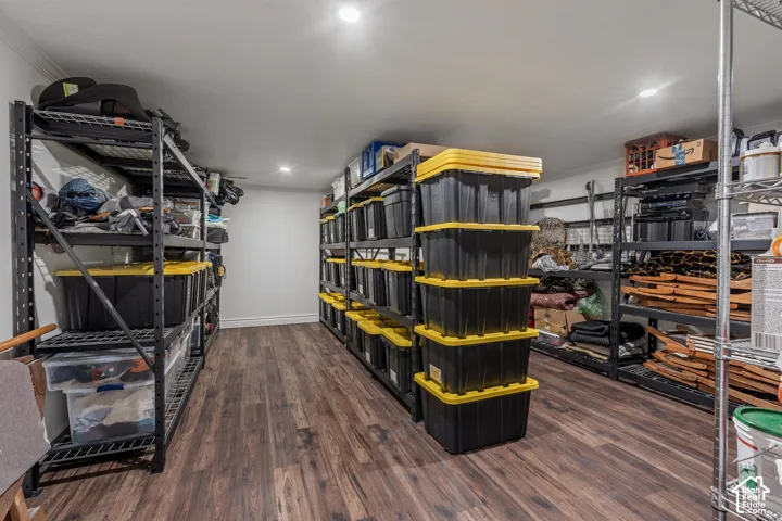 View of storage area