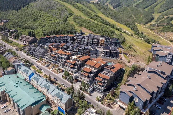 View of property location backing to Park City Mountain Resort ski runs