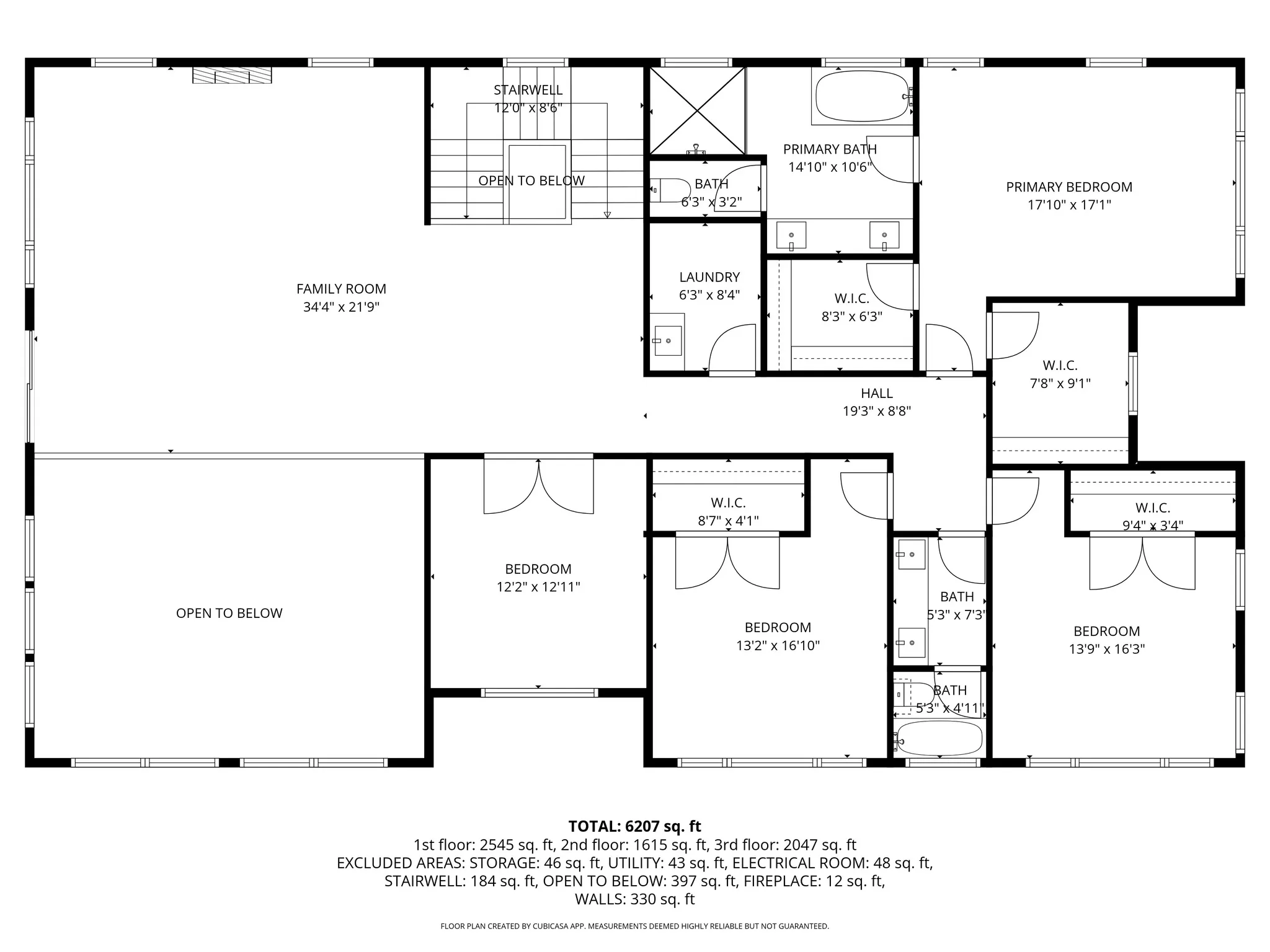 View of room layout