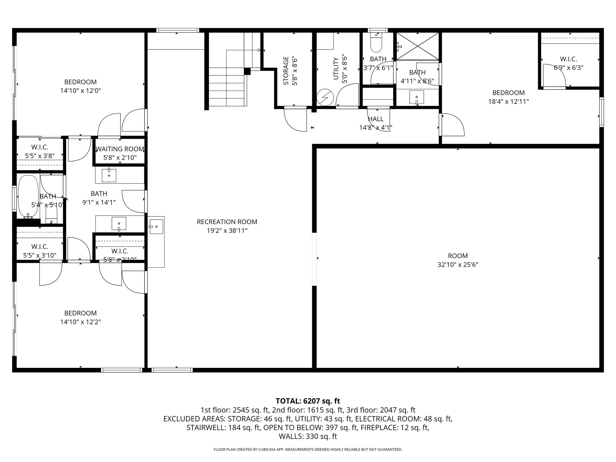 View of room layout