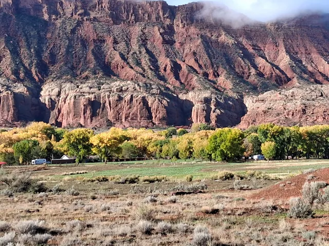 Mountain view featuring rural landscape