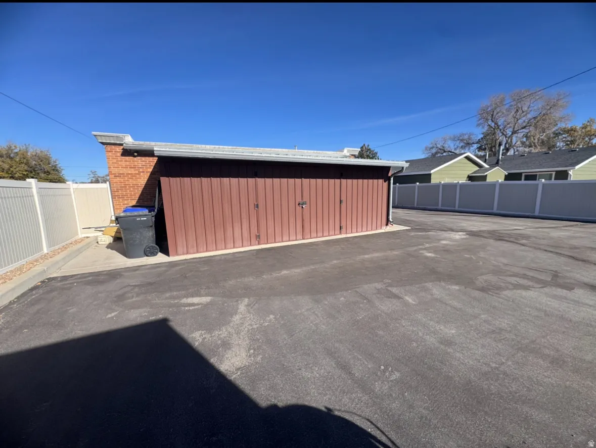 View of outdoor structure