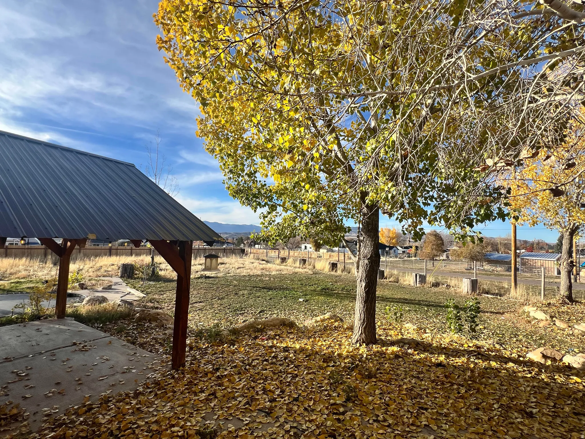 View of yard with a patio