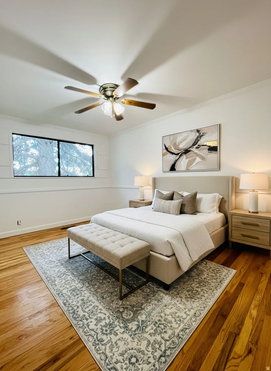 "Please note that this property has been virtually staged. Furnishings and decor are for illustrative purposes only