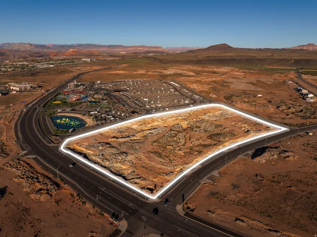 Aerial view of property's location featuring mountains and rural landscape