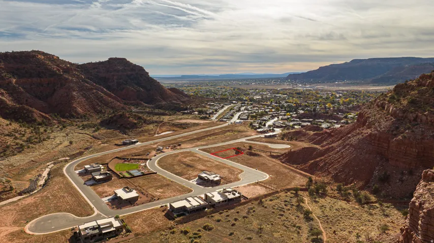 View of property location featuring mountains
