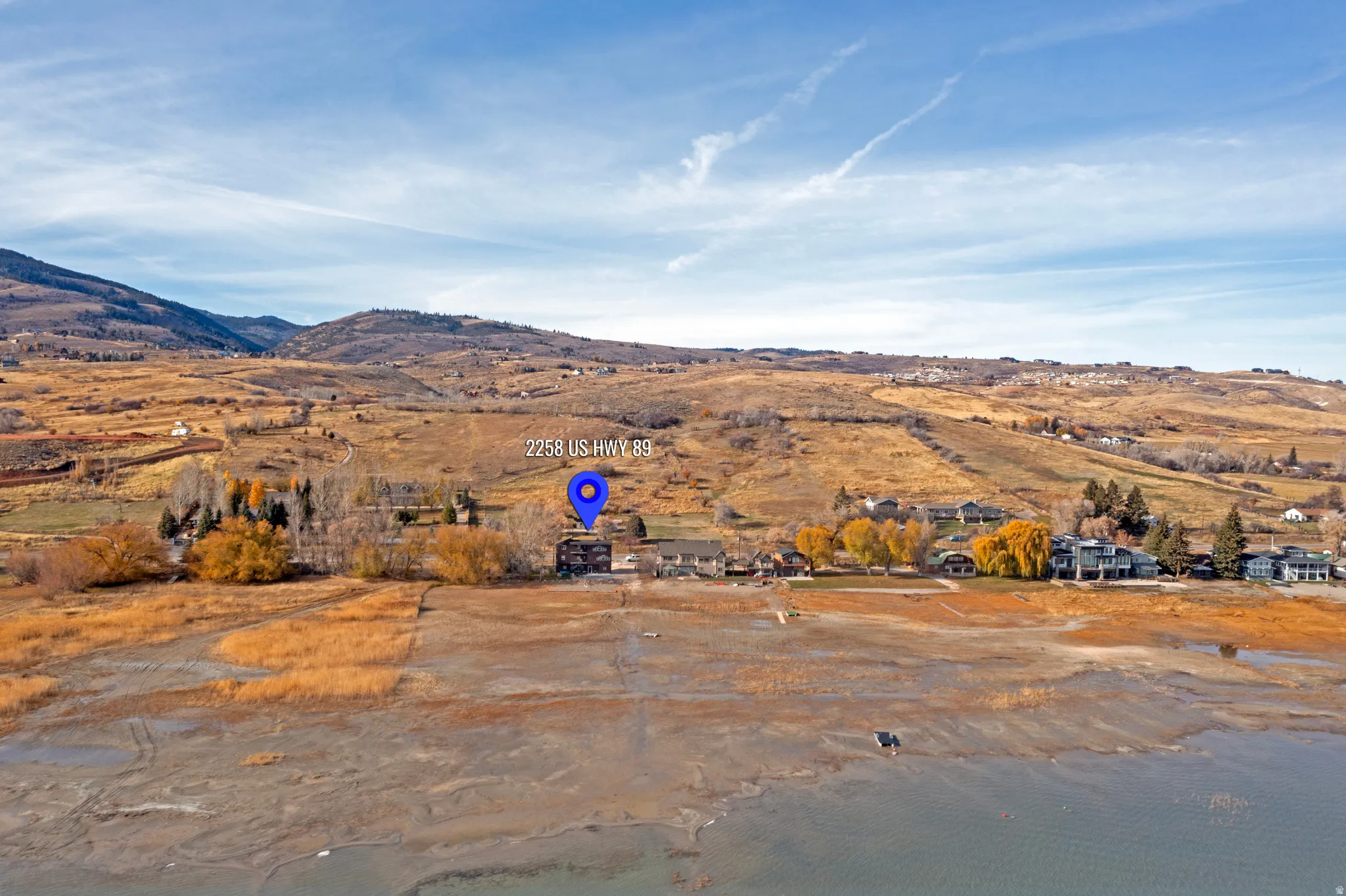 Aerial view of mountains