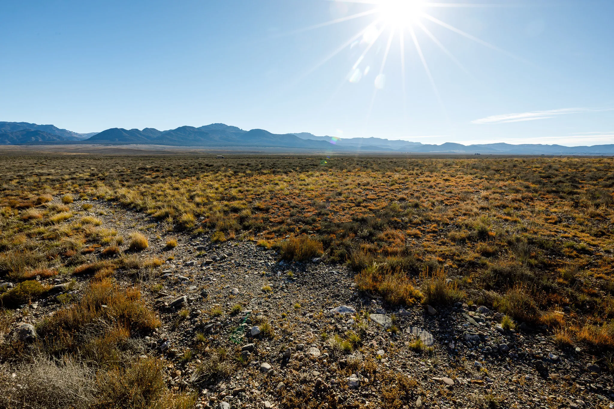 View of mountain backdrop
