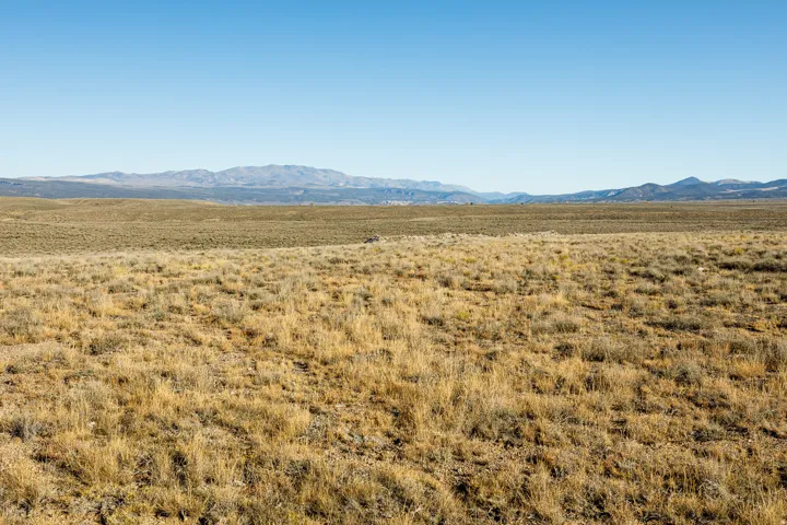 Mountain view with rural landscape