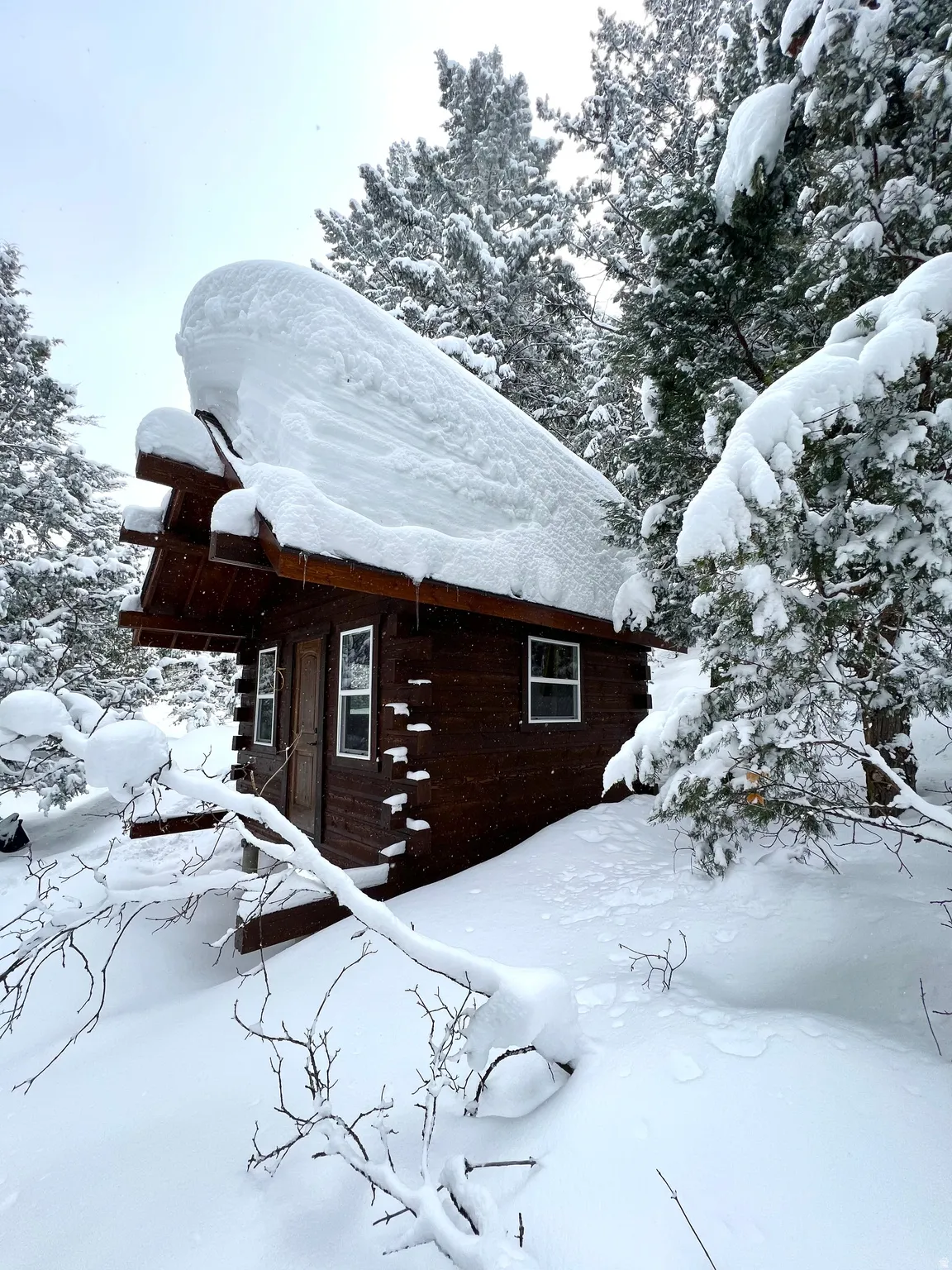 View of snow covered exterior