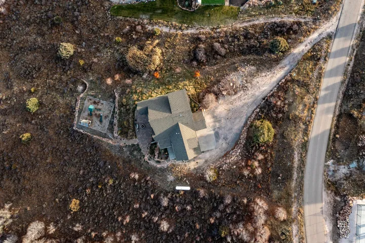 Aerial view of property's location