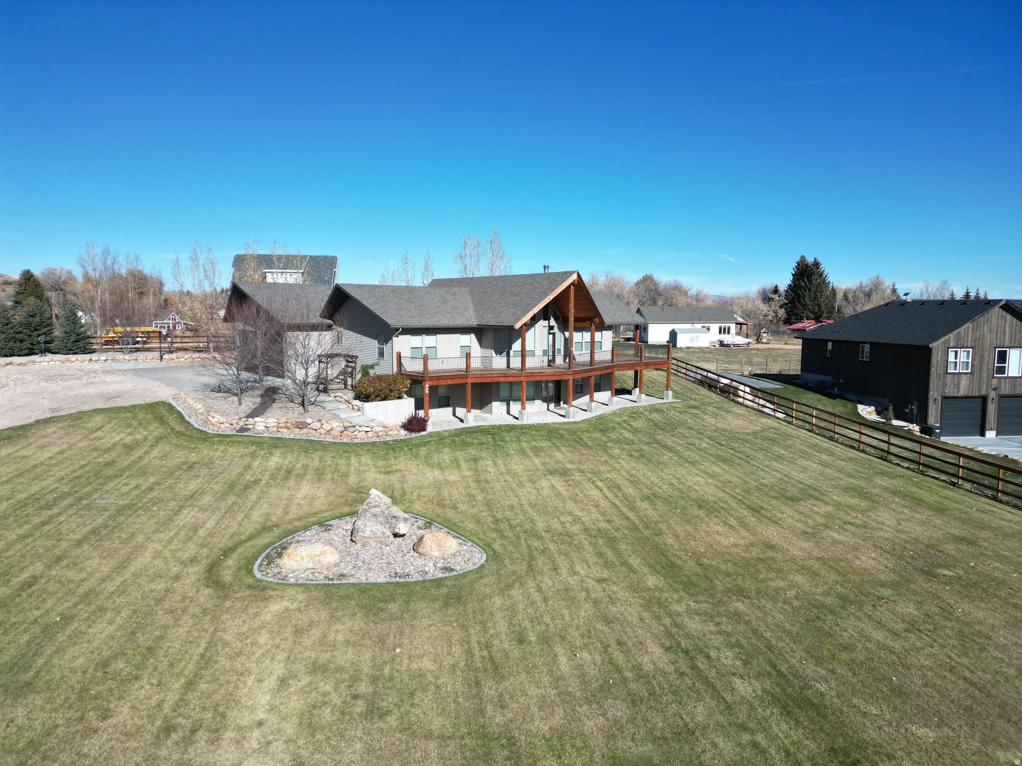 Large yard for family and friends