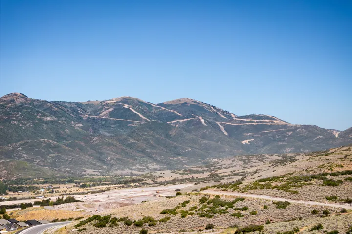 View of mountain backdrop