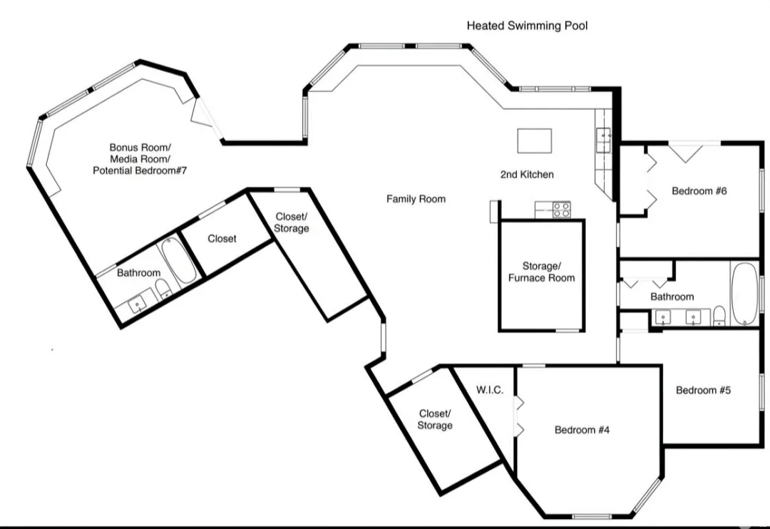 View of floor plan / room layout