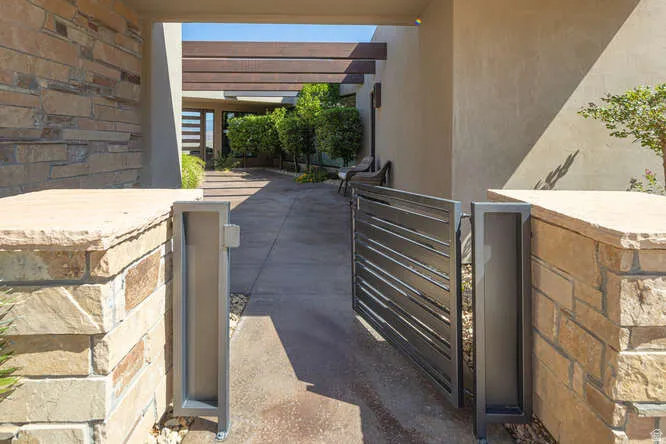 courtyard entry