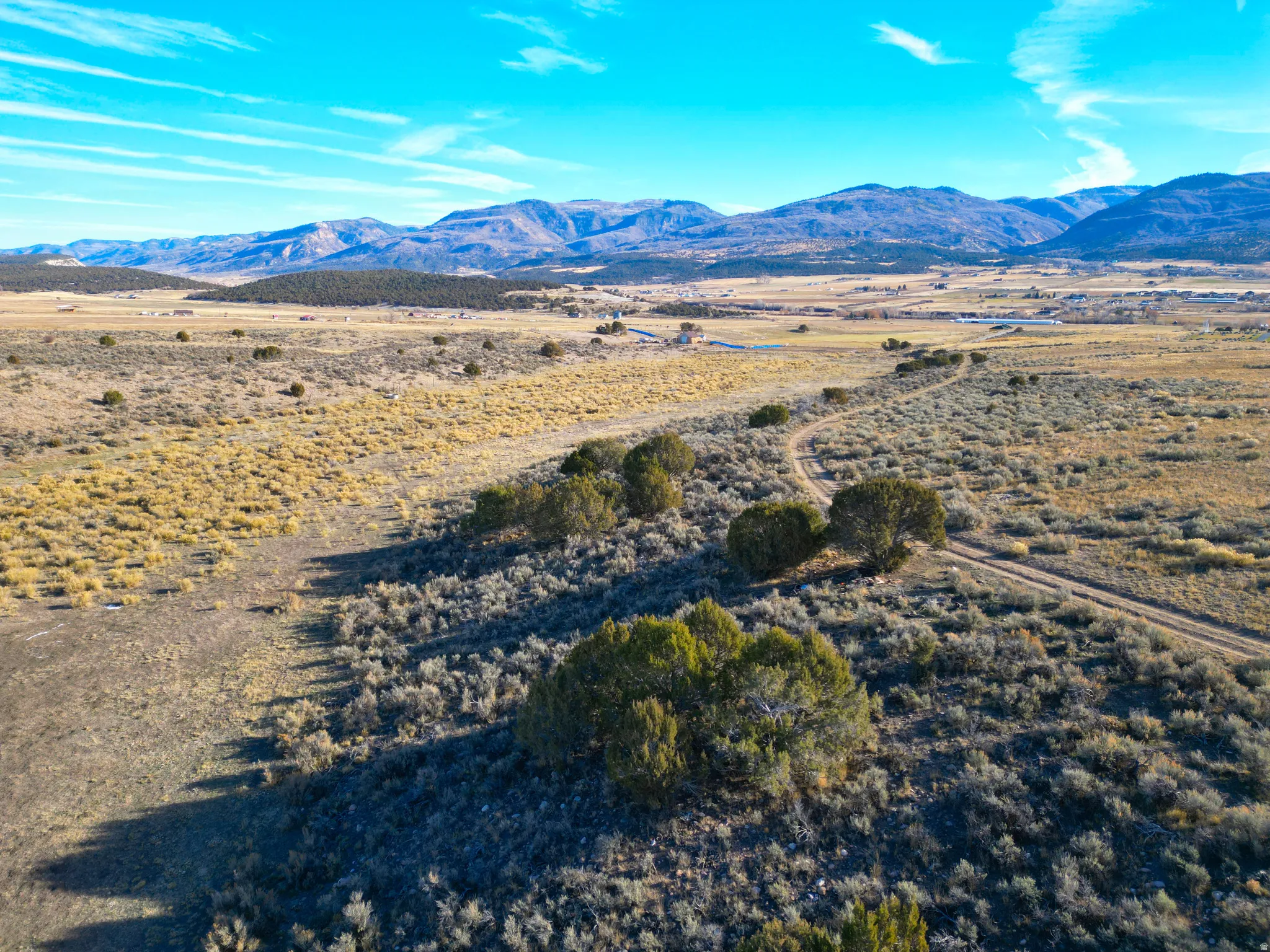 View of mountain background featuring rural landscape and a desert landscape
