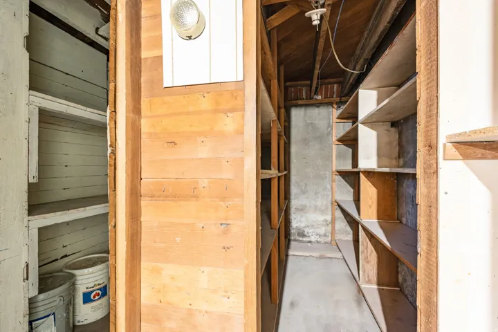 View of storage area