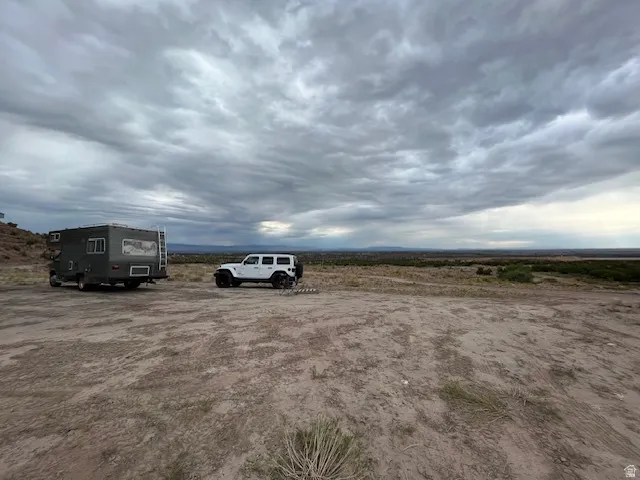 View of parking featuring a view of rural / pastoral area
