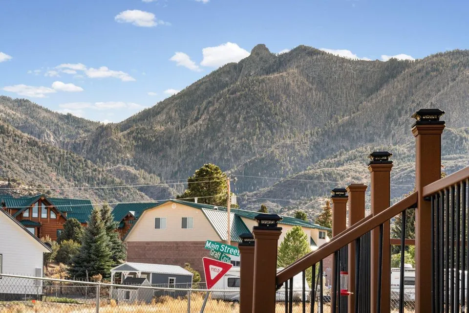 View of mountain backdrop