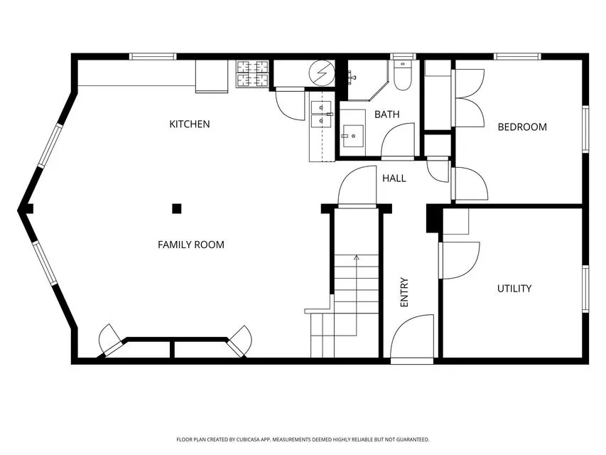 View of room layout