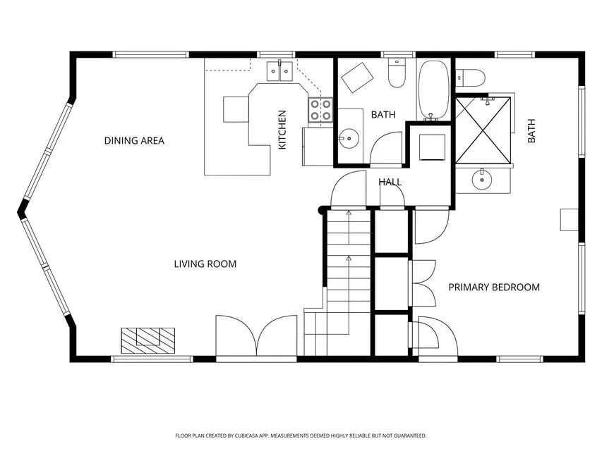 View of room layout