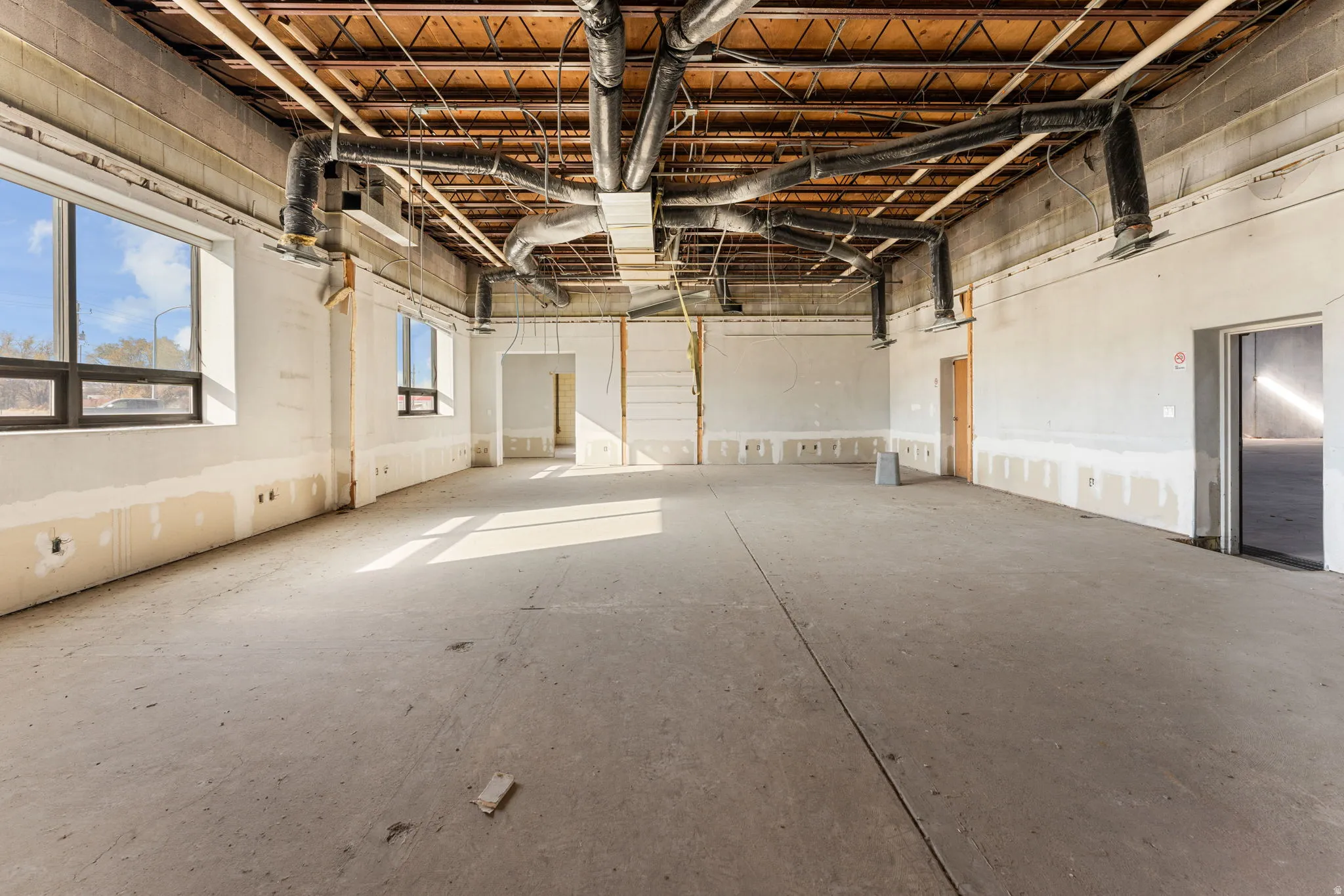 Below grade area featuring a garage