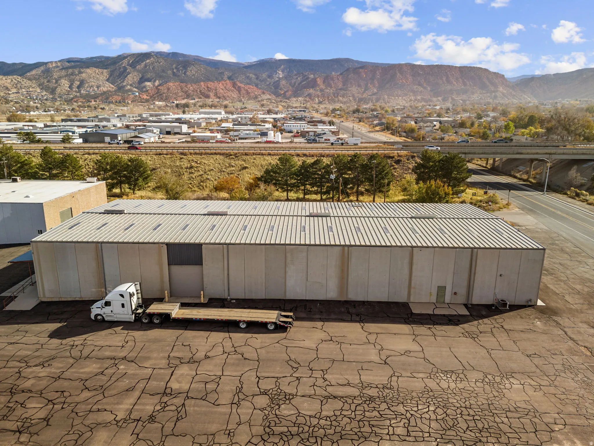 View of mountain background
