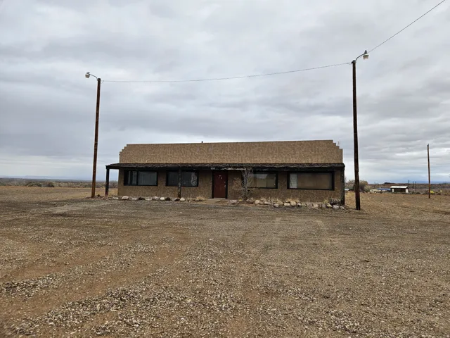 View of single story home