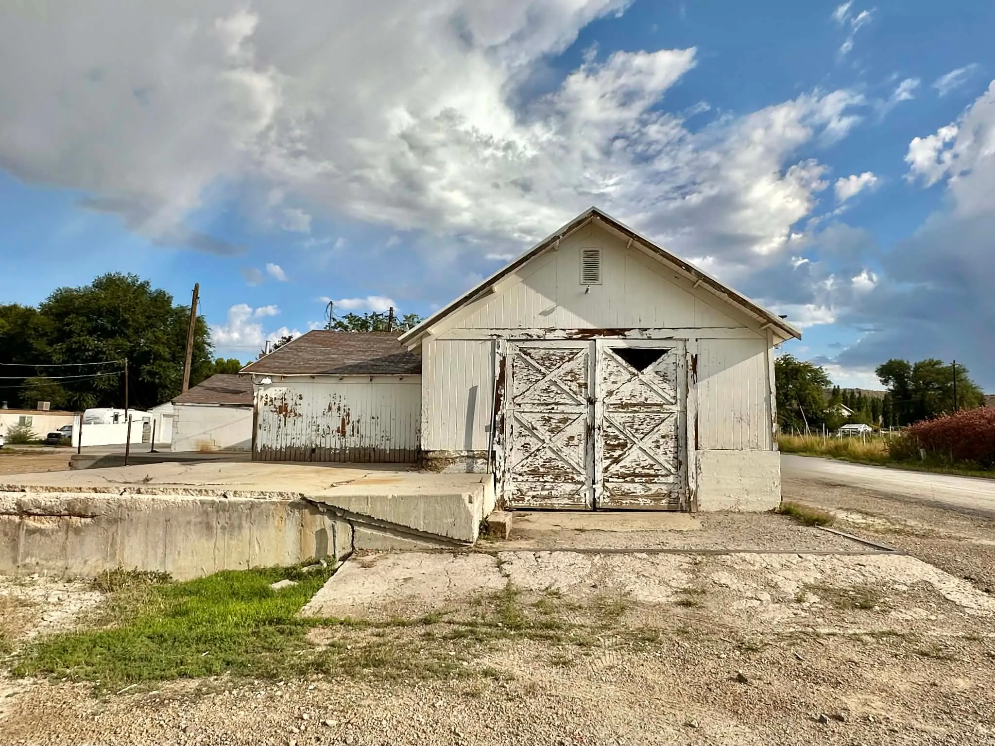 View of outbuilding
