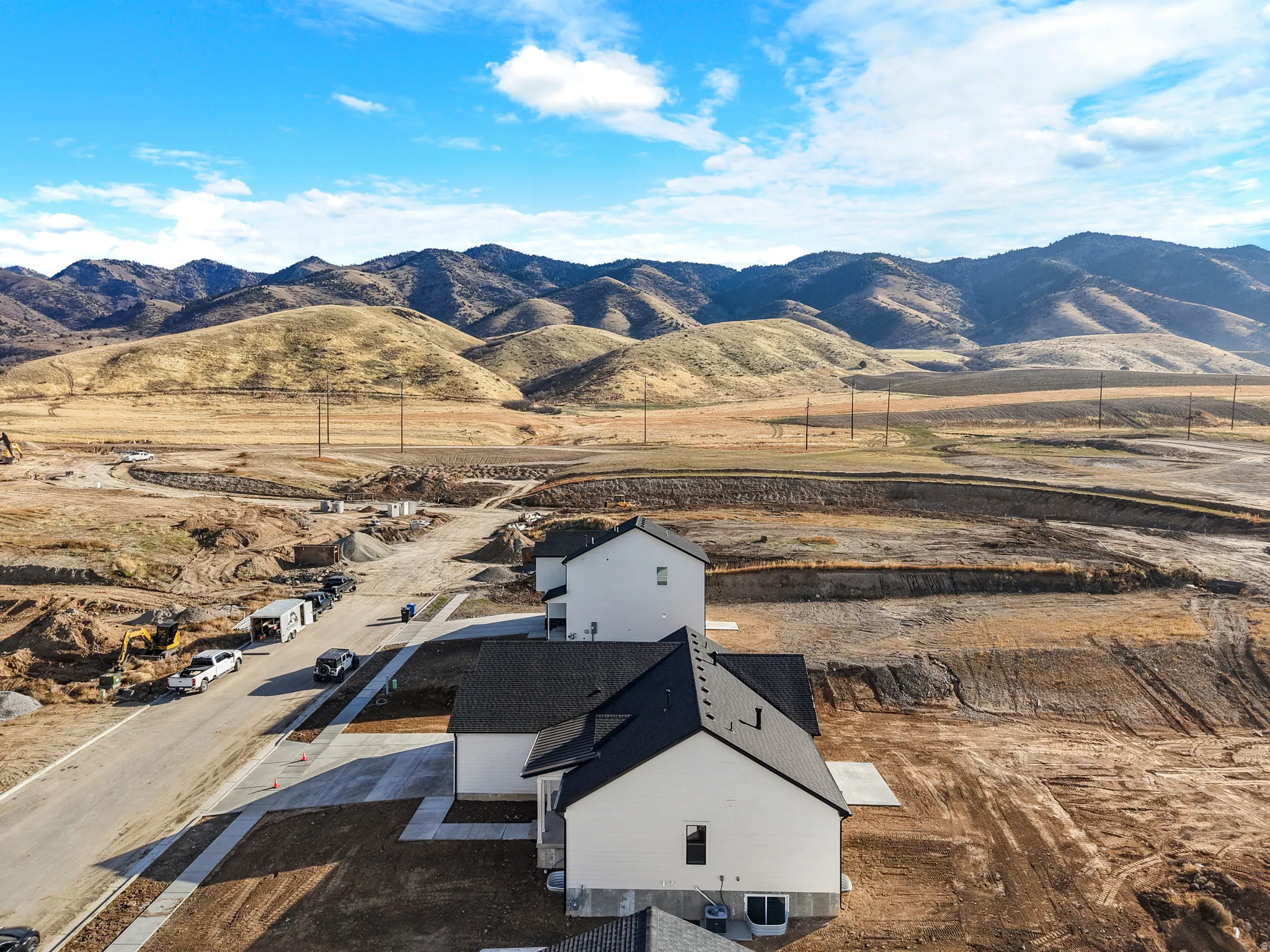 View of rural area featuring a mountain backdrop