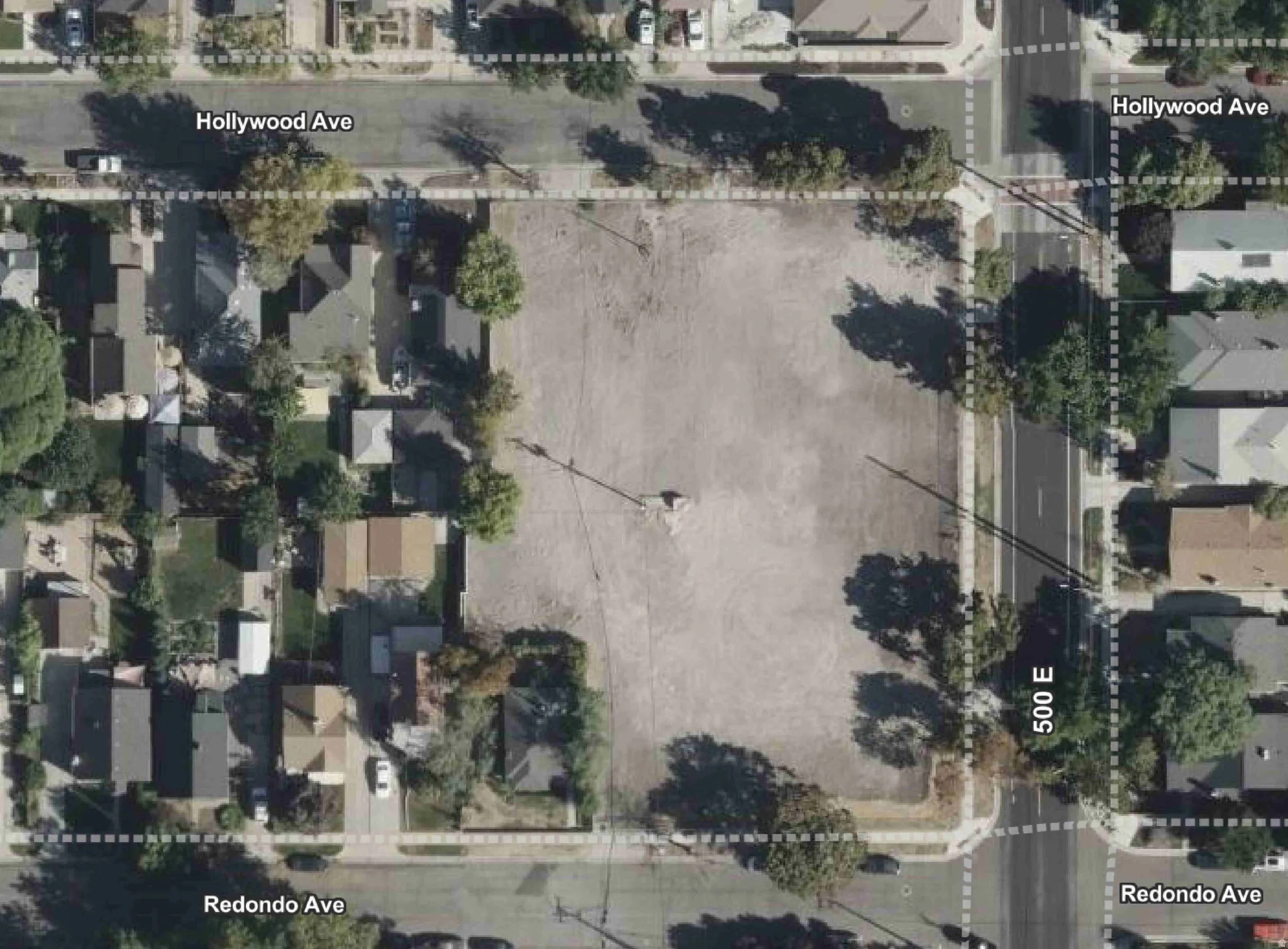 Aerial overview of property's location
