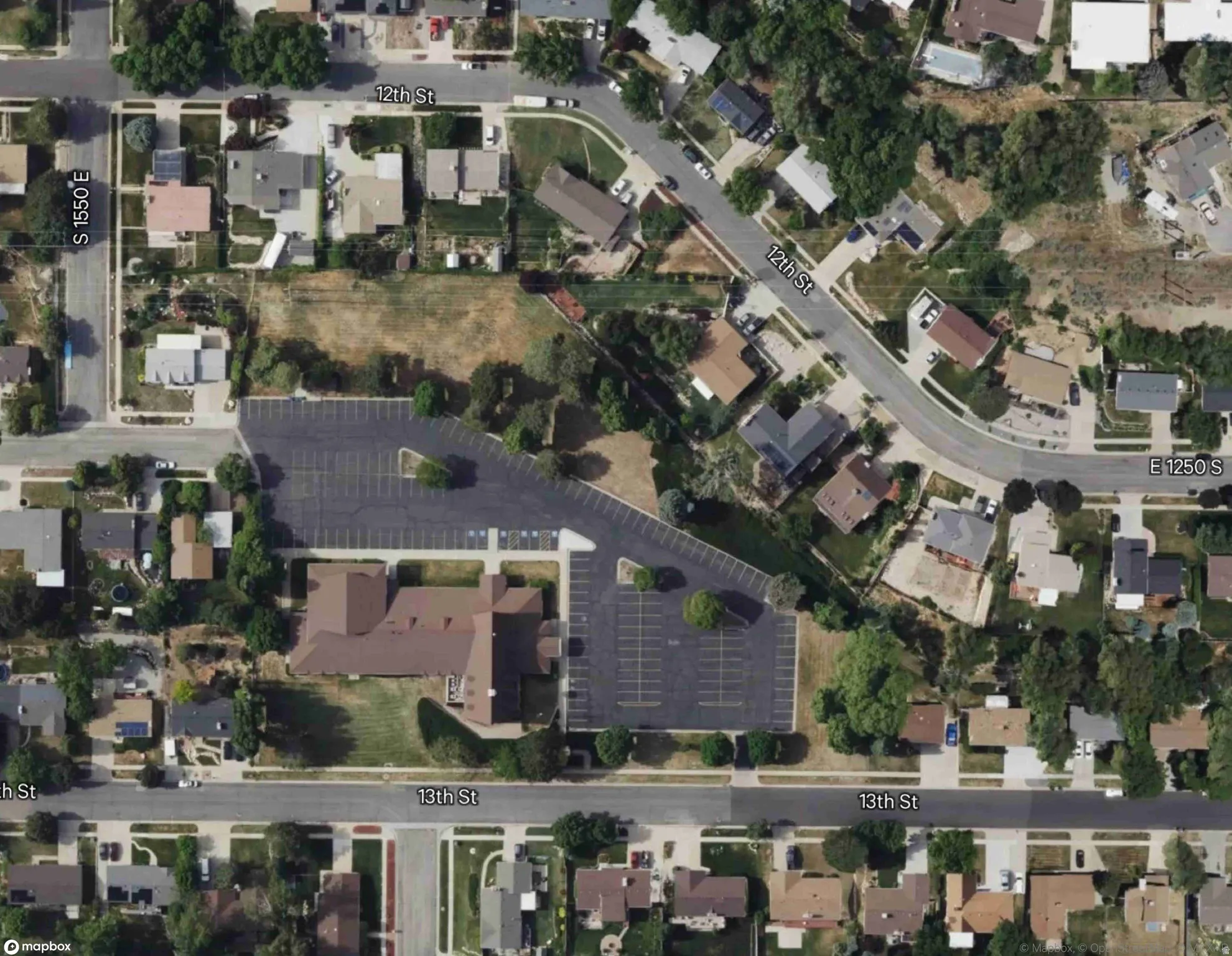 Aerial view of property's location