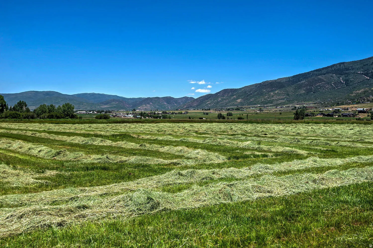Mountain view featuring rural landscape