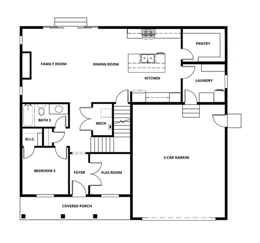 View of home floor plan