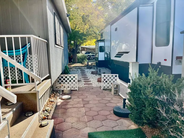 View of patio