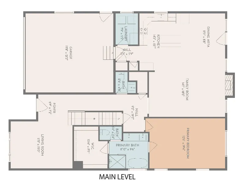 View of home floor plan