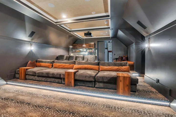 View of home theater