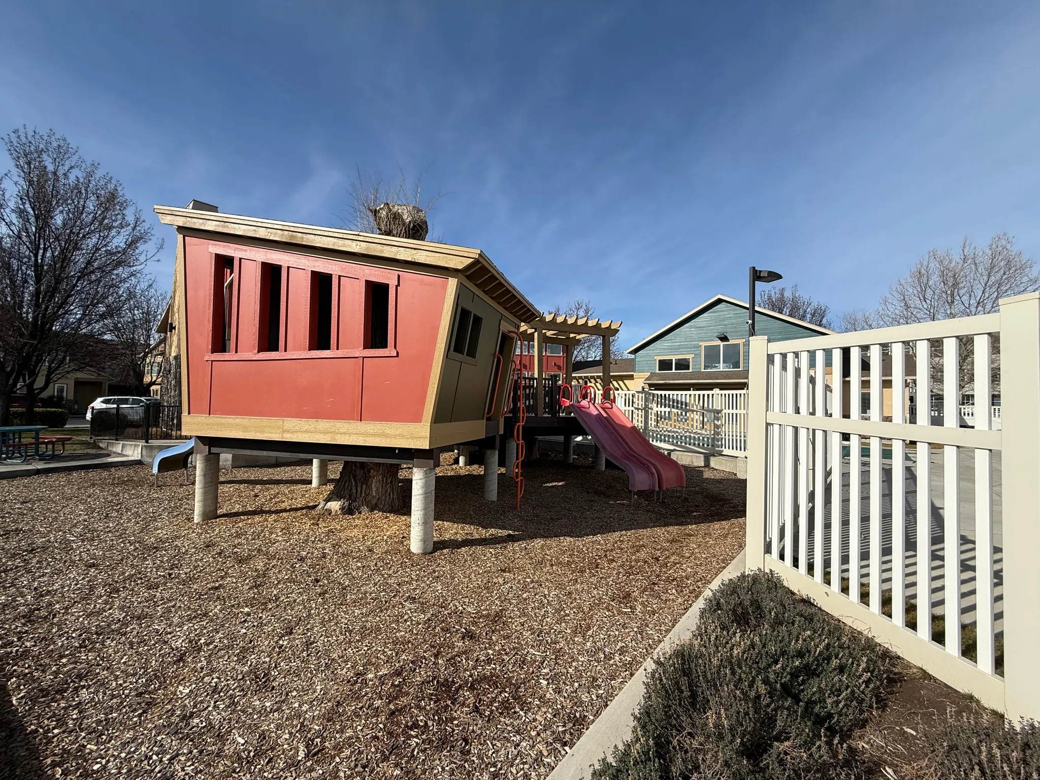 View of community playground
