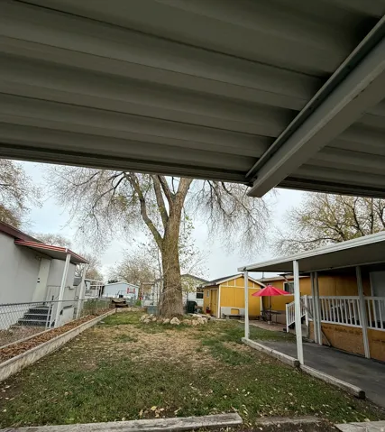 View of yard featuring a residential view