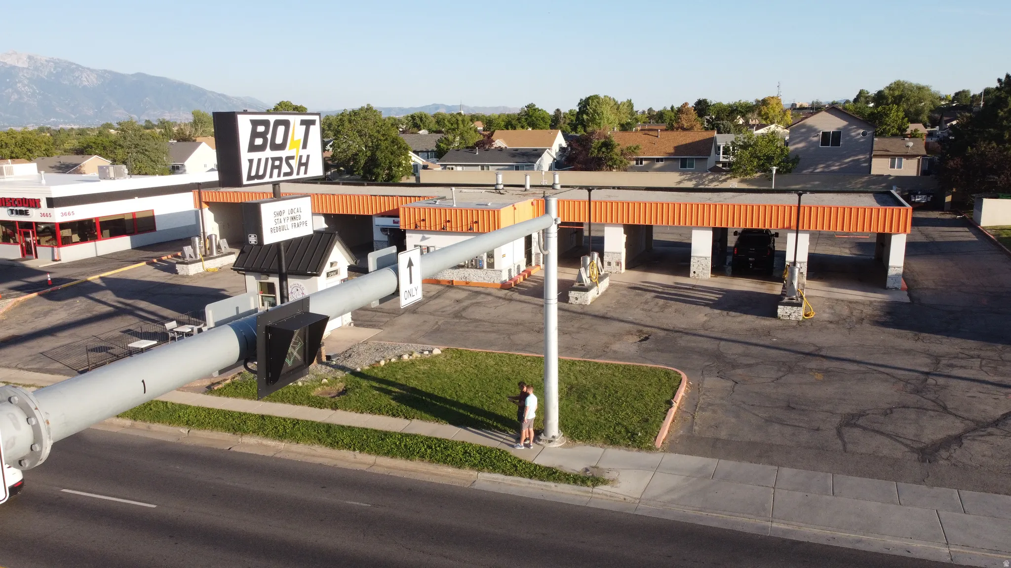 Exterior view of a residential view