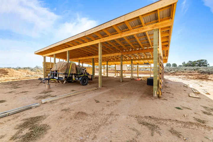 View of Four Stall Carport