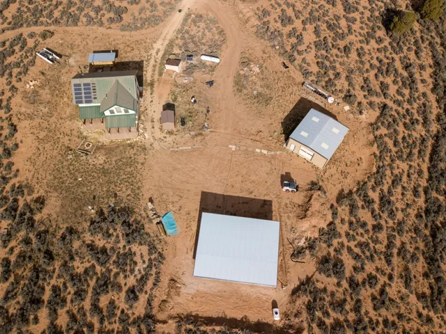 Aerial overview of property's location featuring a desert landscape and rural landscape