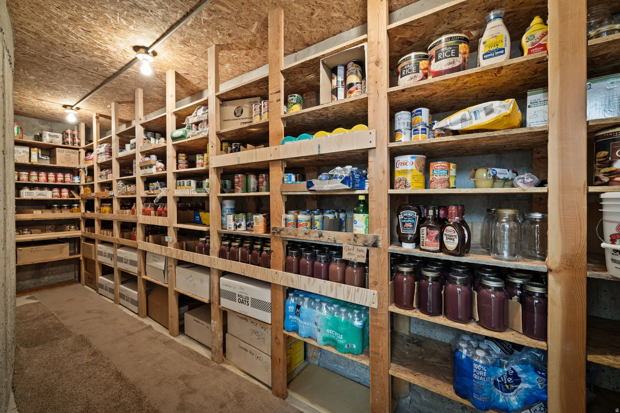 View of storage area
