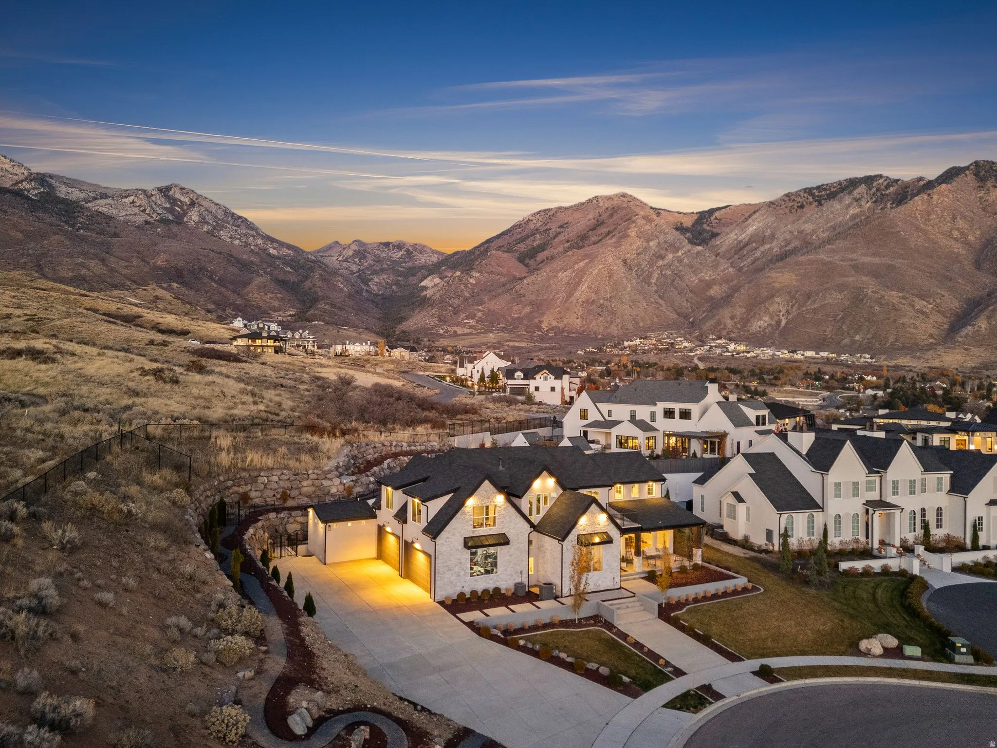 View of mountain backdrop