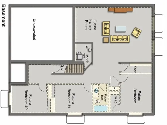 View of room layout