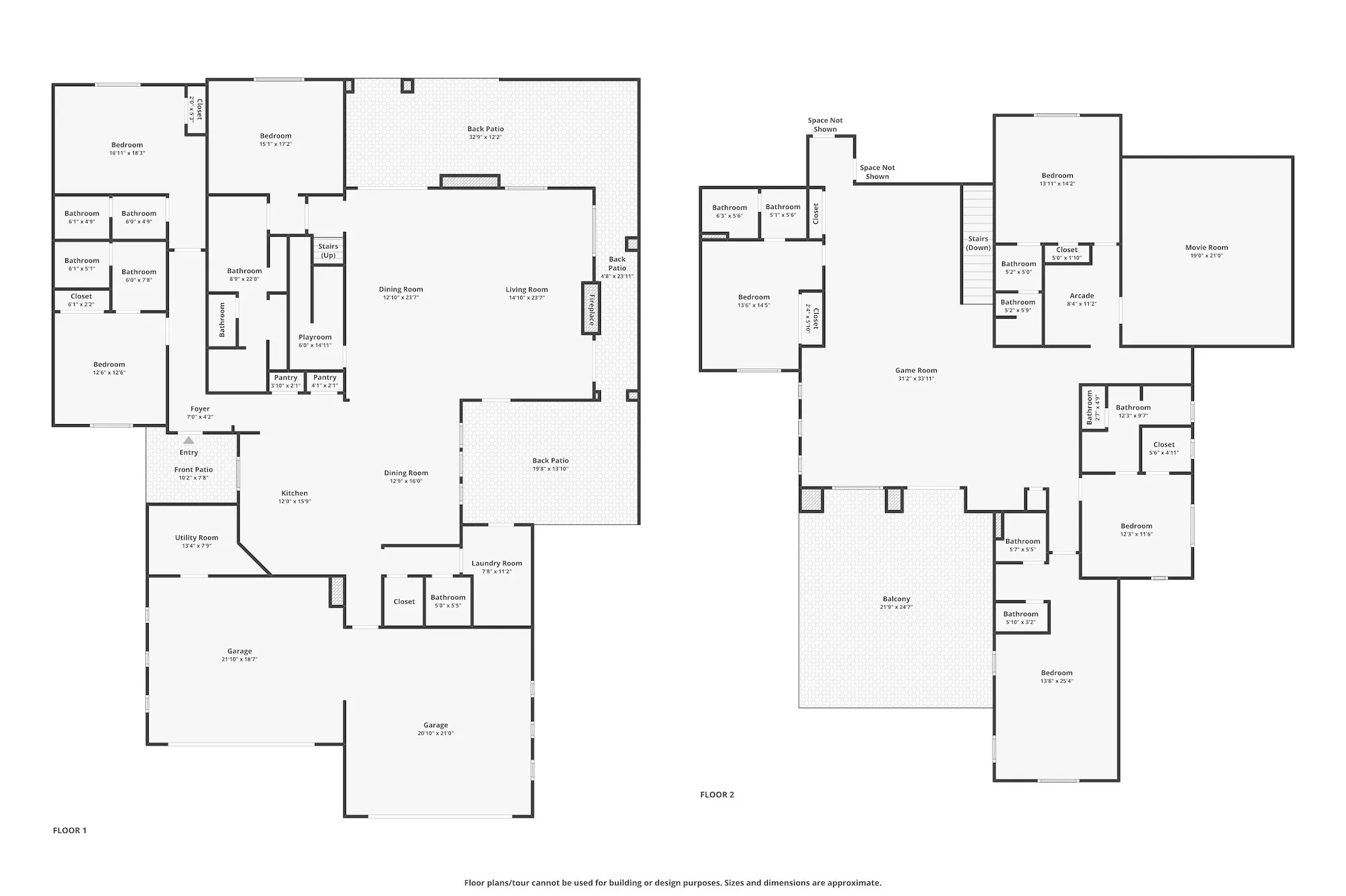 View of room layout